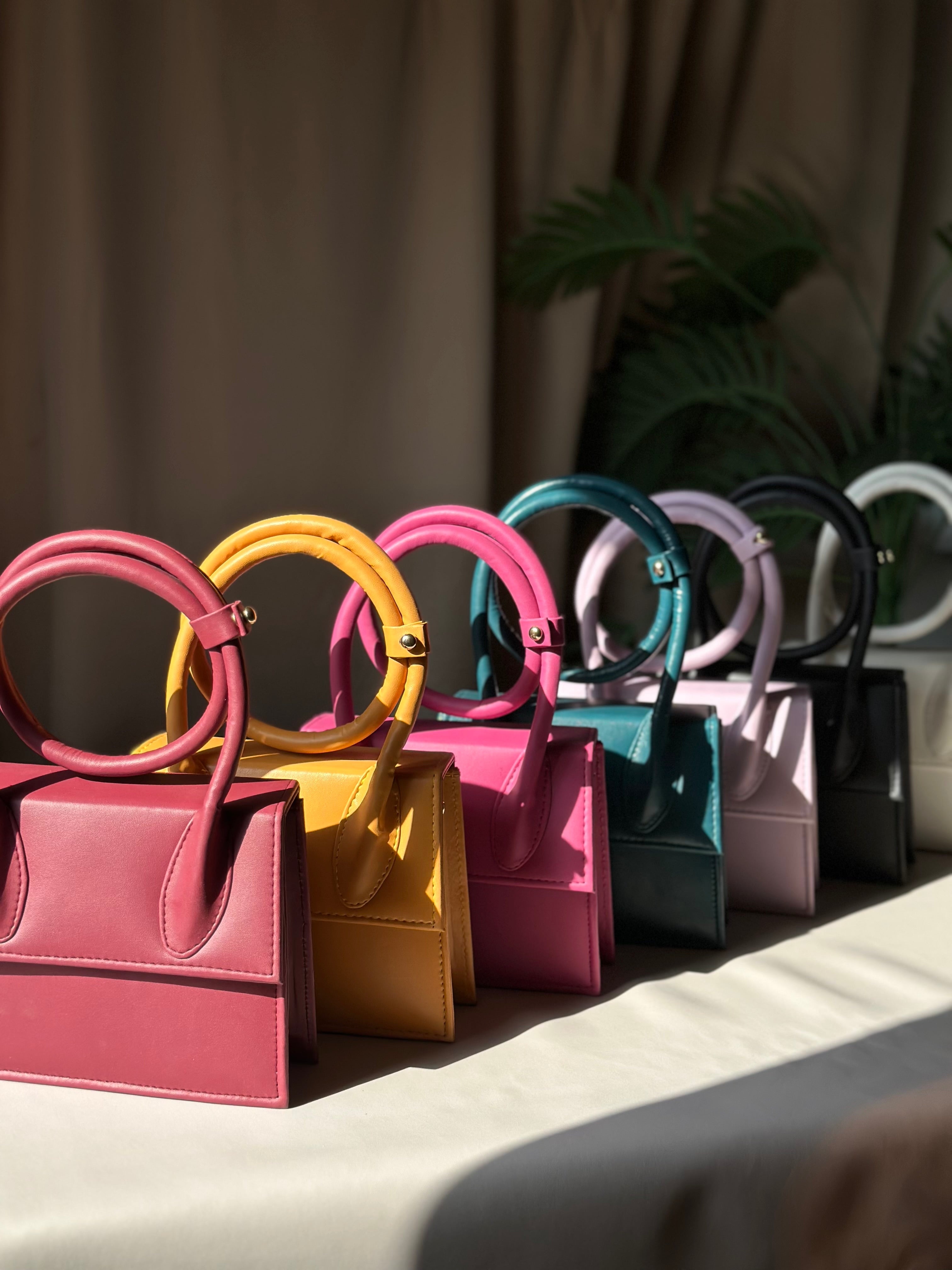 Jacqumues Handbag - White