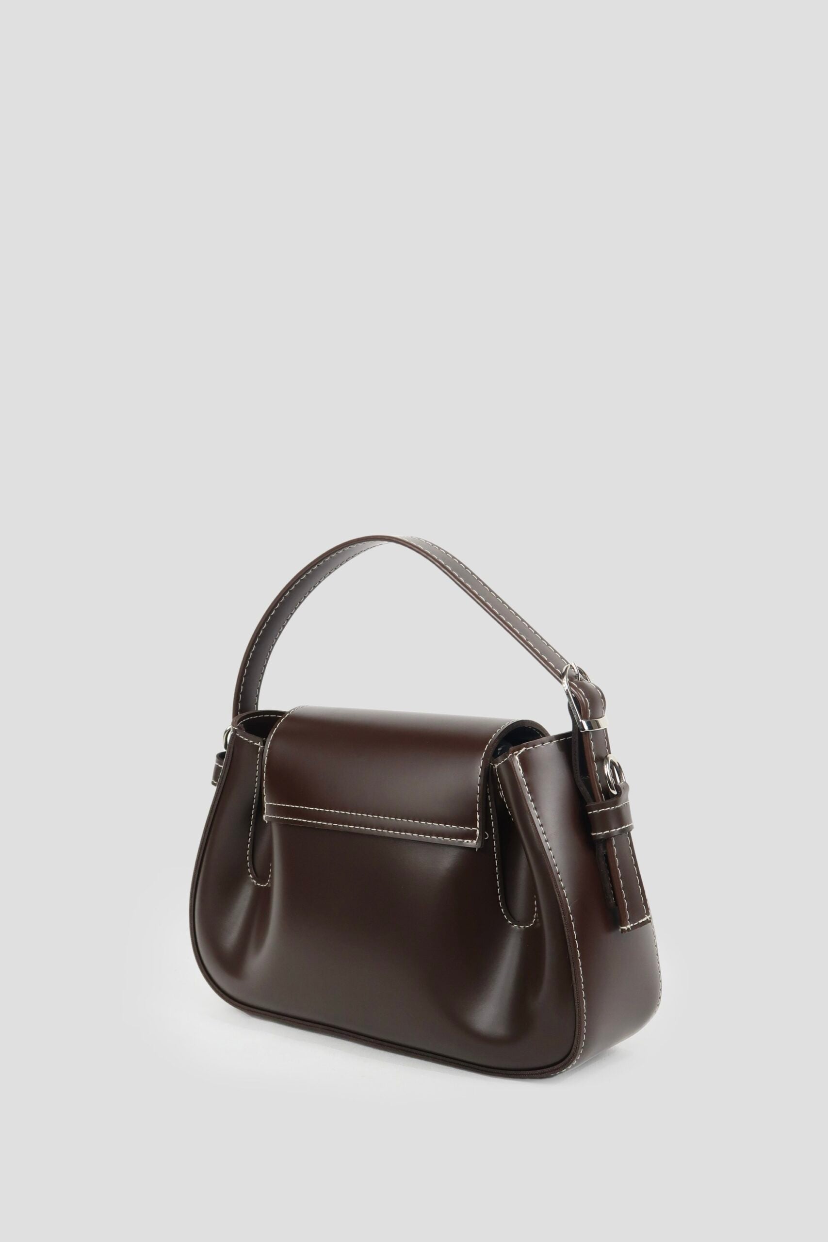 Amara Plum Shoulder Bag - Brown