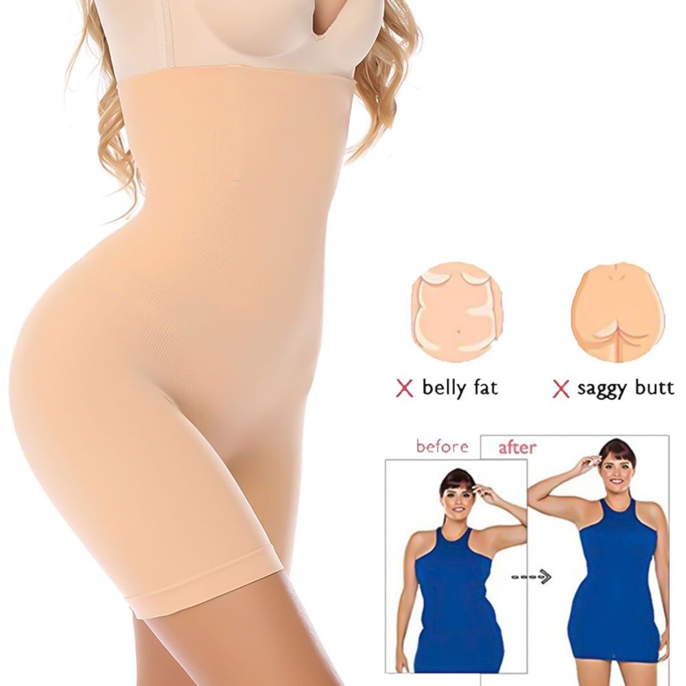 Air Flex full body shaper tummy and Hip China - Beige 006